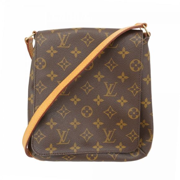 Louis Vuitton Monogram Musette Salsa Short Strap Shoulder Bag M51258 Brown - Picture 1 of 10
